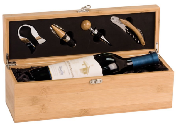 Bamboo Wine Box W Tools