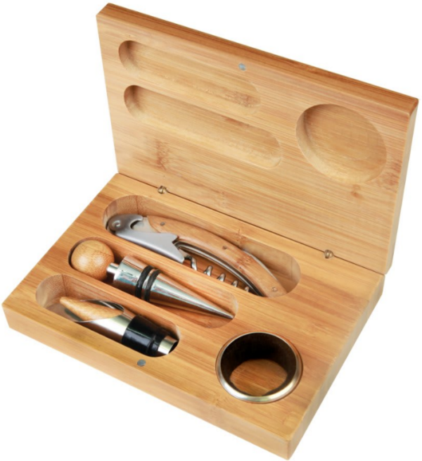 Bamboo Wine Tool Set (4 Pc.)