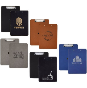 Laserable Leatherette Clipboards