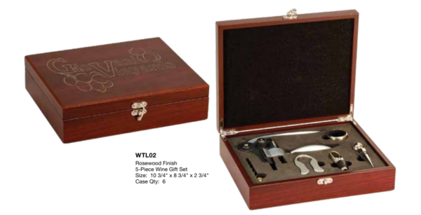 Rosewood Wine Gift Set (5 Pc.)