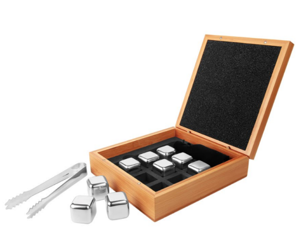 Whiskey Stone Set Wood2